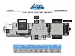 2026 Keystone Alpine 3710FL