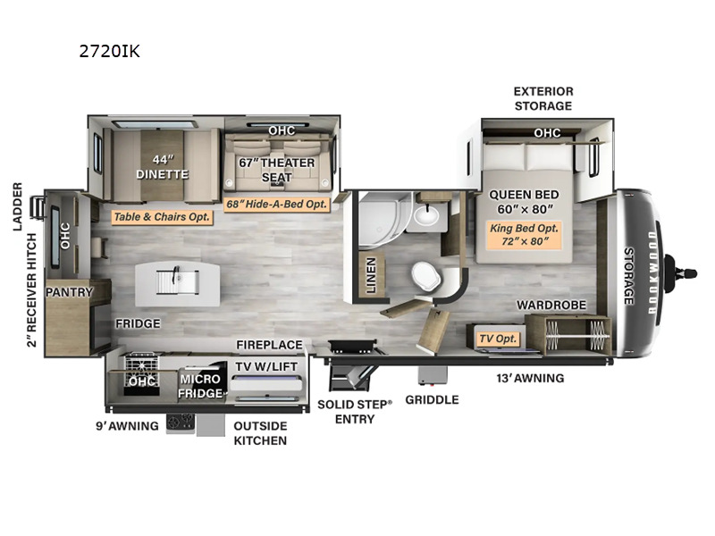 2024 Forest River Rv Rockwood Ultra Lite 2720IK in picayune MS