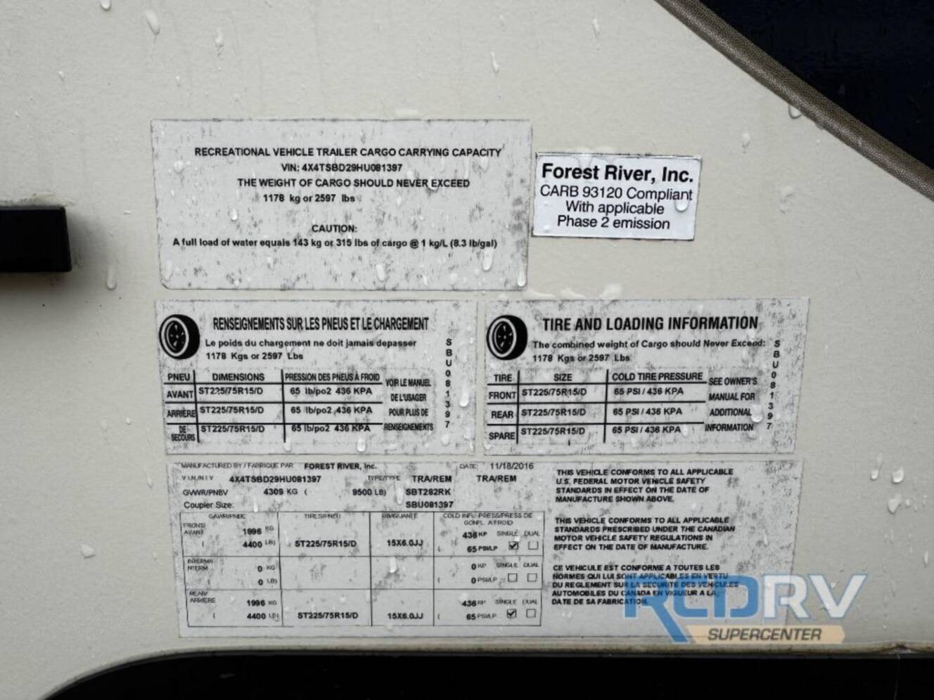 A photo of this 2017 Forest River Rv Salem Hemisphere Lite 282RK