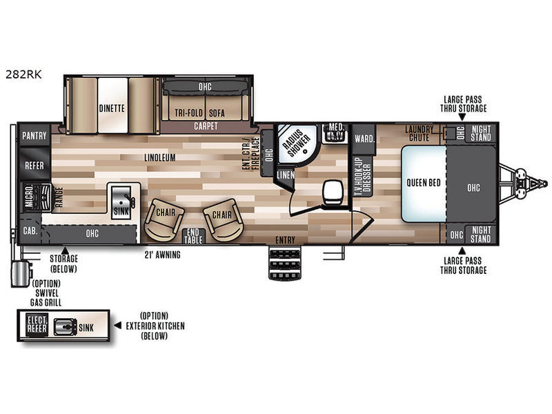 A photo of this 2017 Forest River Rv Salem Hemisphere Lite 282RK