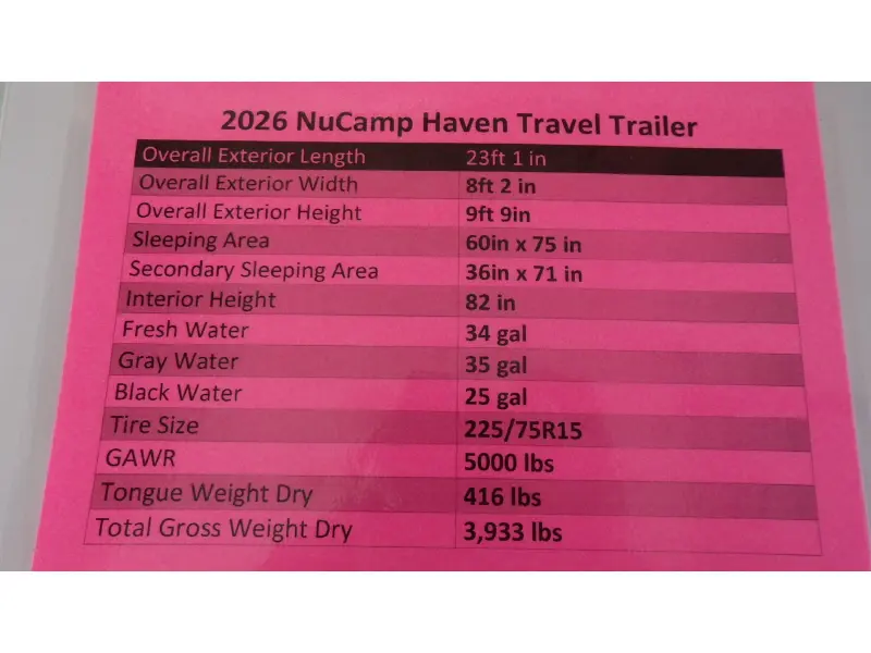 2026 NUCAMP HAVEN