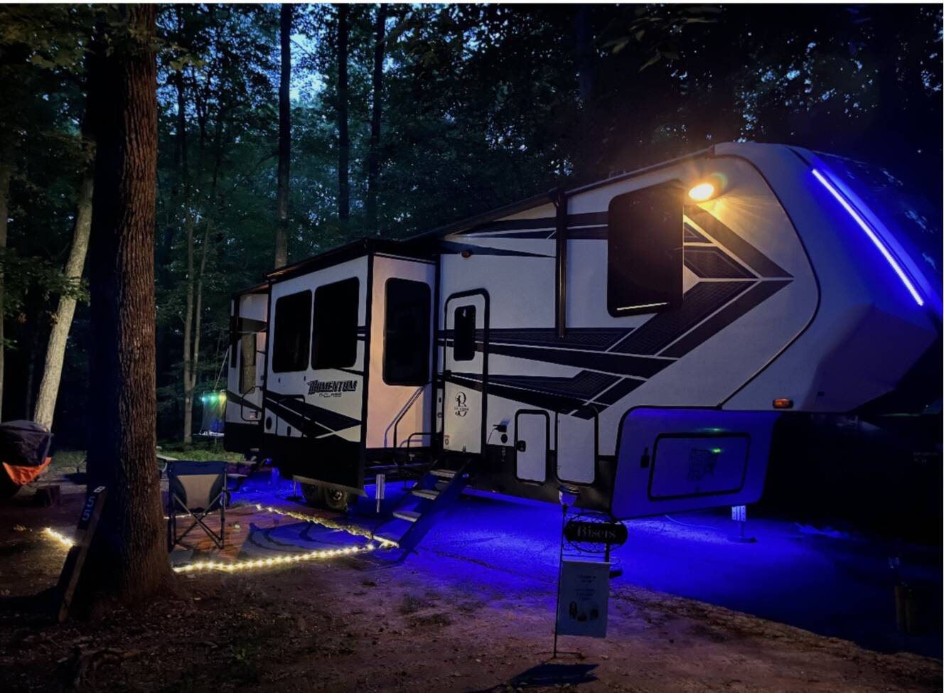 A photo of this 2020 Grand Design MOMENTUM M-CLASS 349M