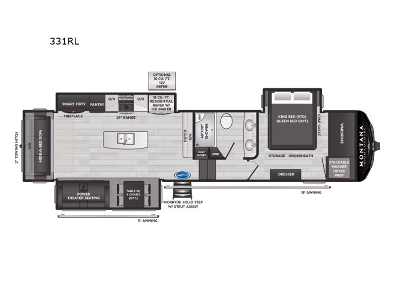 2024 Keystone Rv Montana High Country 331RL in east greenwich RI