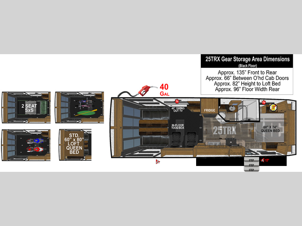 2026 Outdoors Rv Trail Series MTN TRX Titanium Series 25TRX in everett WA