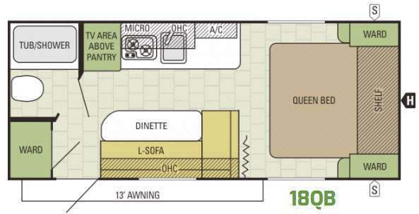 A photo of this 2017 Starcraft AR-ONE 18QB
