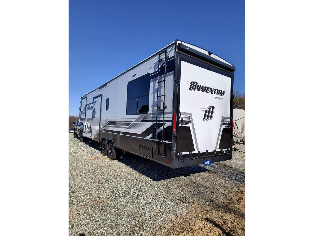 A photo of this 2025 Grand Design MOMENTUM G-CLASS 350G