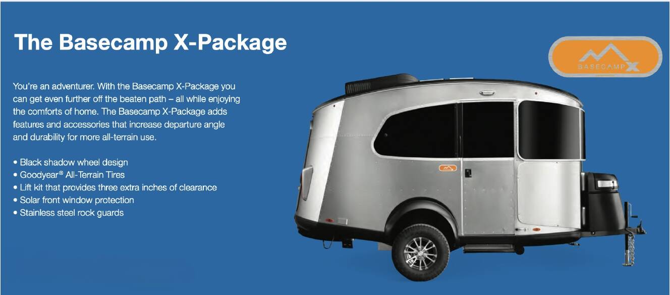 A photo of this 2022 Airstream BASECAMP 16X