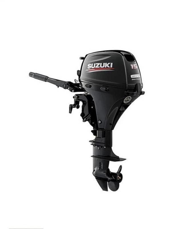 2026 Suzuki Marine DF15AEL Single Outboard Engine boat