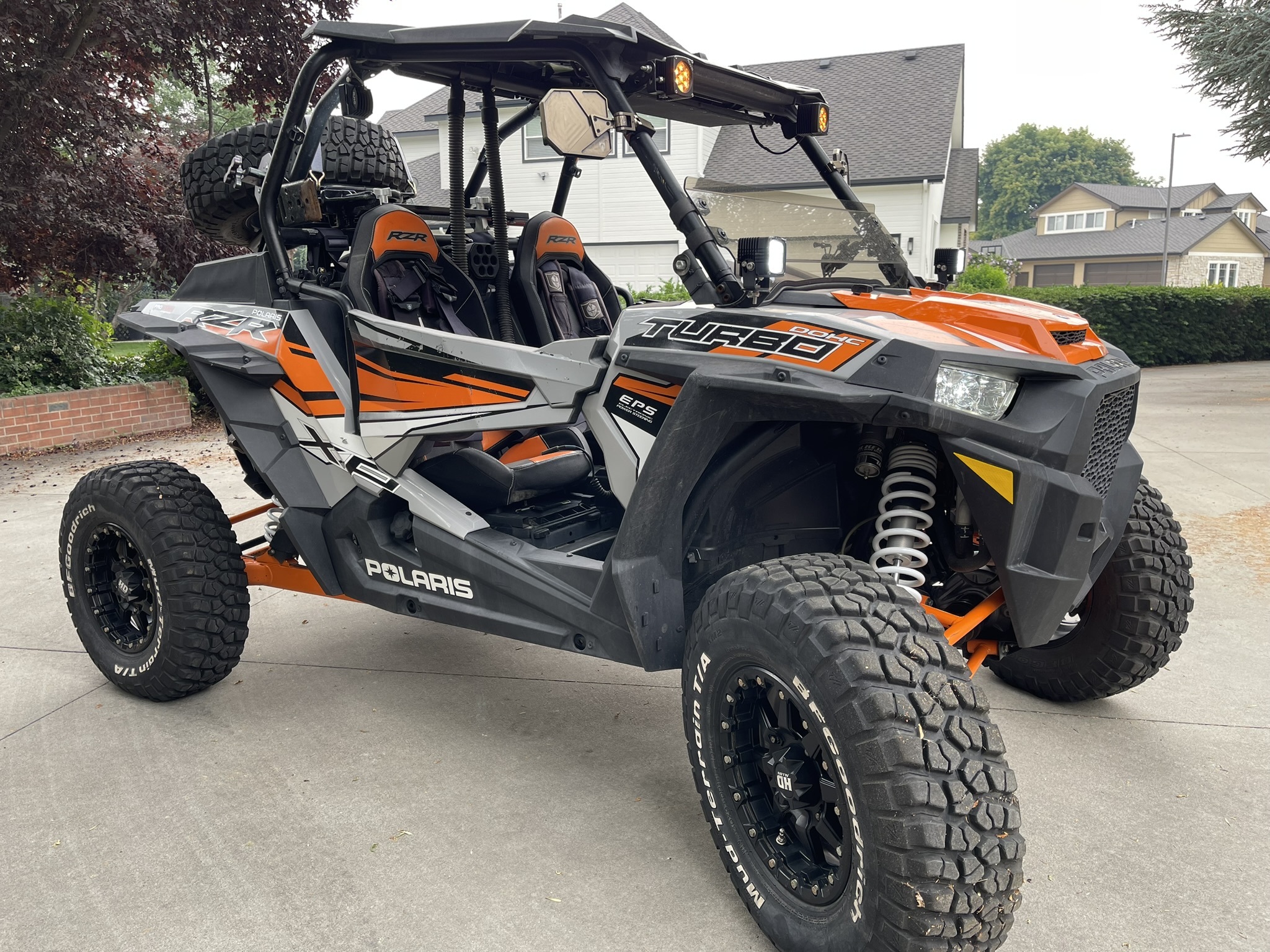 Orange Polaris Rzr Xp Turbo Eps Four Wheelers For Sale - ATV Trader