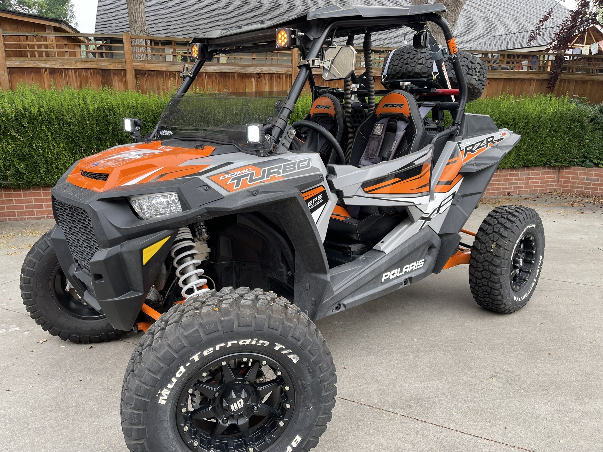Orange Polaris Rzr Xp Turbo Four Wheelers For Sale - ATV Trader