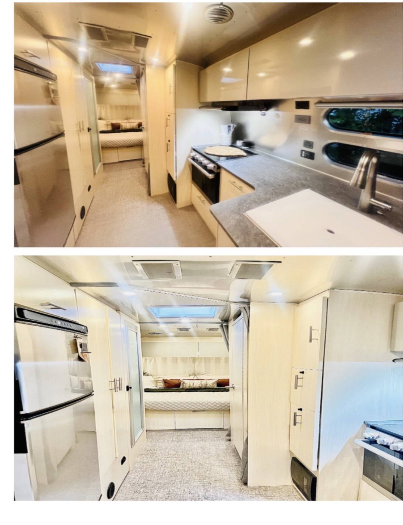 A photo of this 2022 Airstream FLYING CLOUD 27FB QUEEN