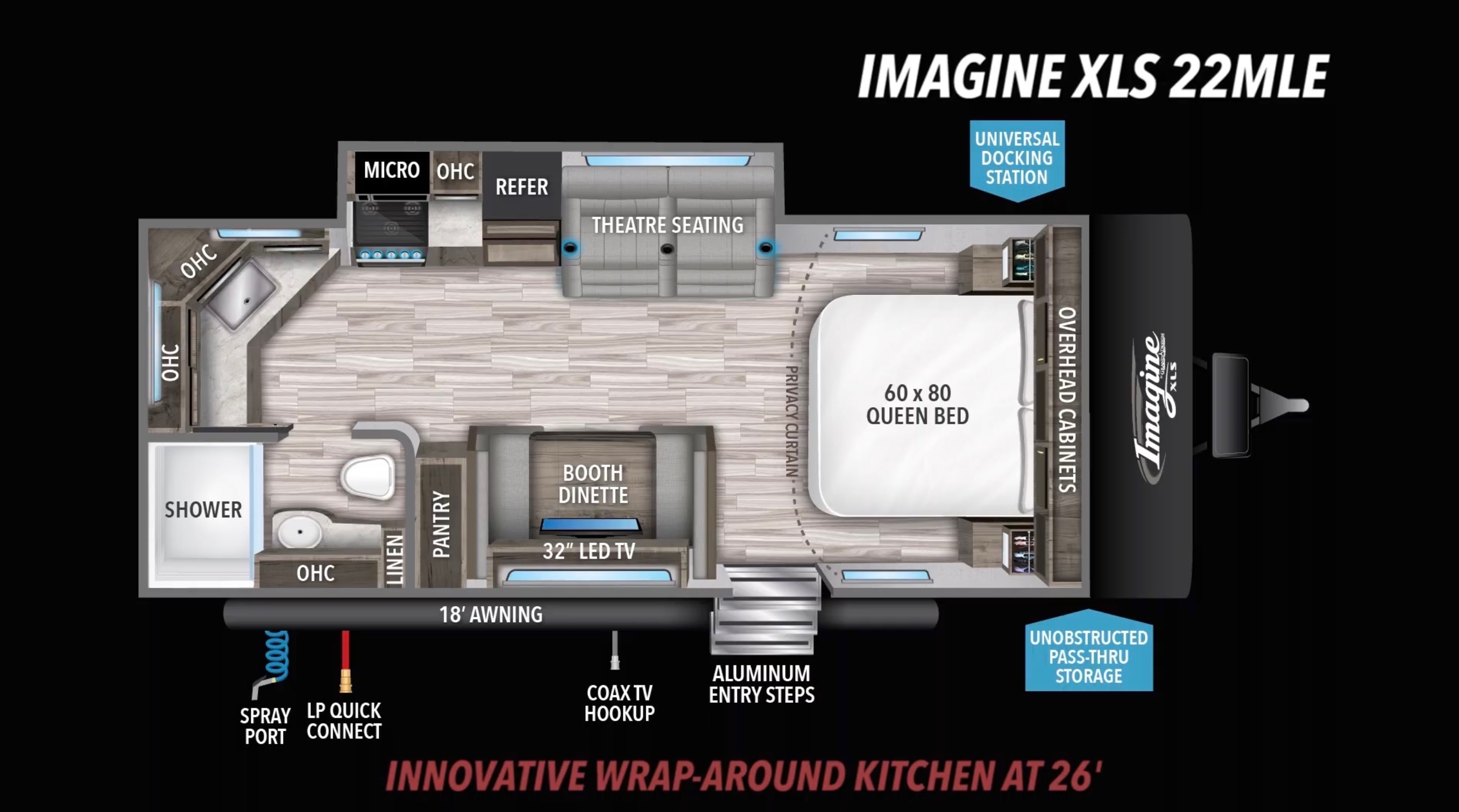 2022 Grand Design IMAGINE XLS 22MLE in kihei HI
