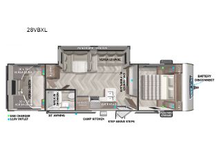 2022 FOREST RIVER SALEM CRUISE LITE 28VBXL
