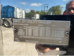 2007 UTILITY TRAILER MANUFACTURER 4000DX