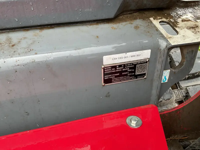 2025 TAKEUCHI tl10v2