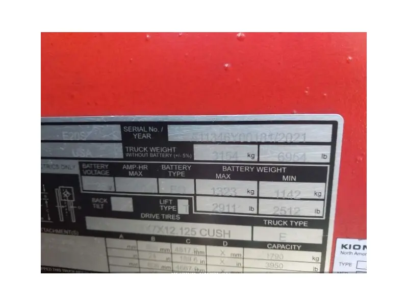 2023 LINDE E20S