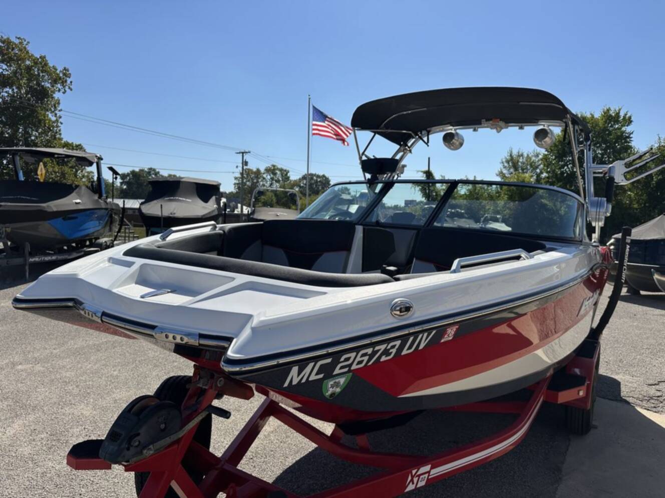 A photo of this 2018 Mastercraft XT22