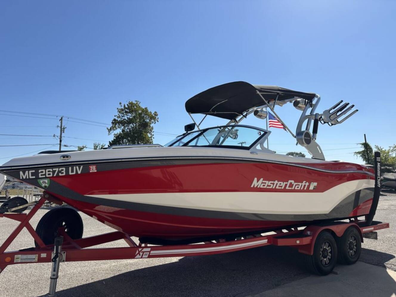 A photo of this 2018 Mastercraft XT22