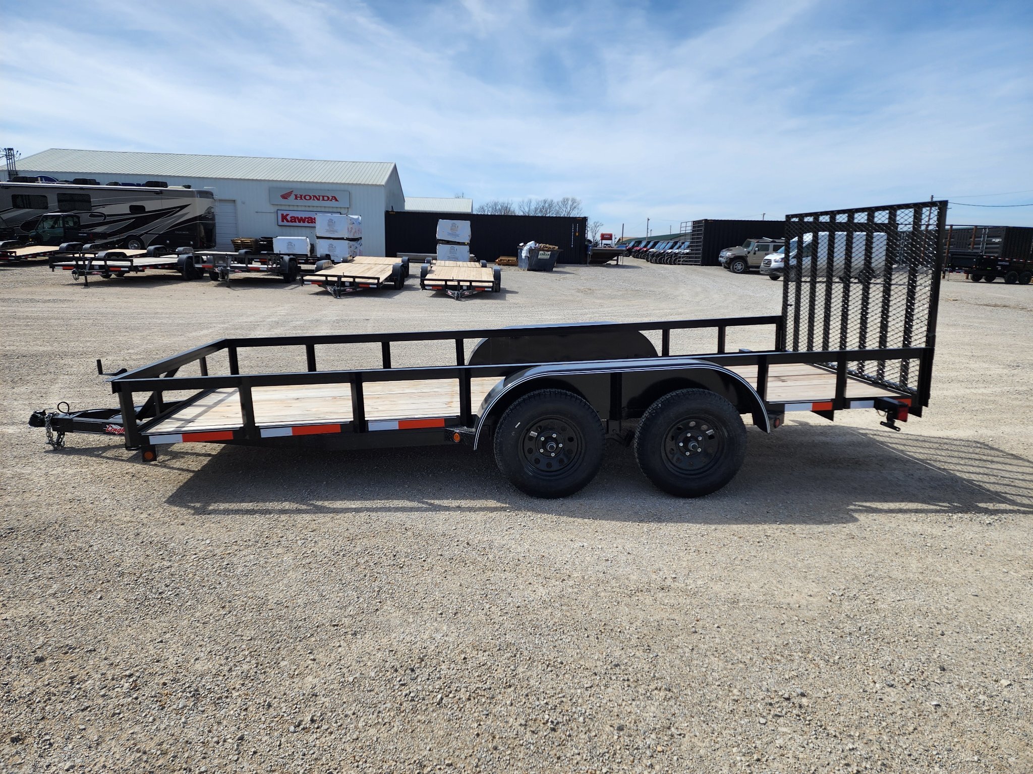 2026 Longhorn 16' TANDEM UTILITY WITH GATE 16'X77'' in Chanute, KS