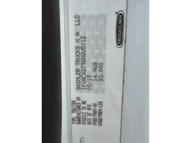 2016 FREIGHTLINER BUSINESS CLASS M2 106