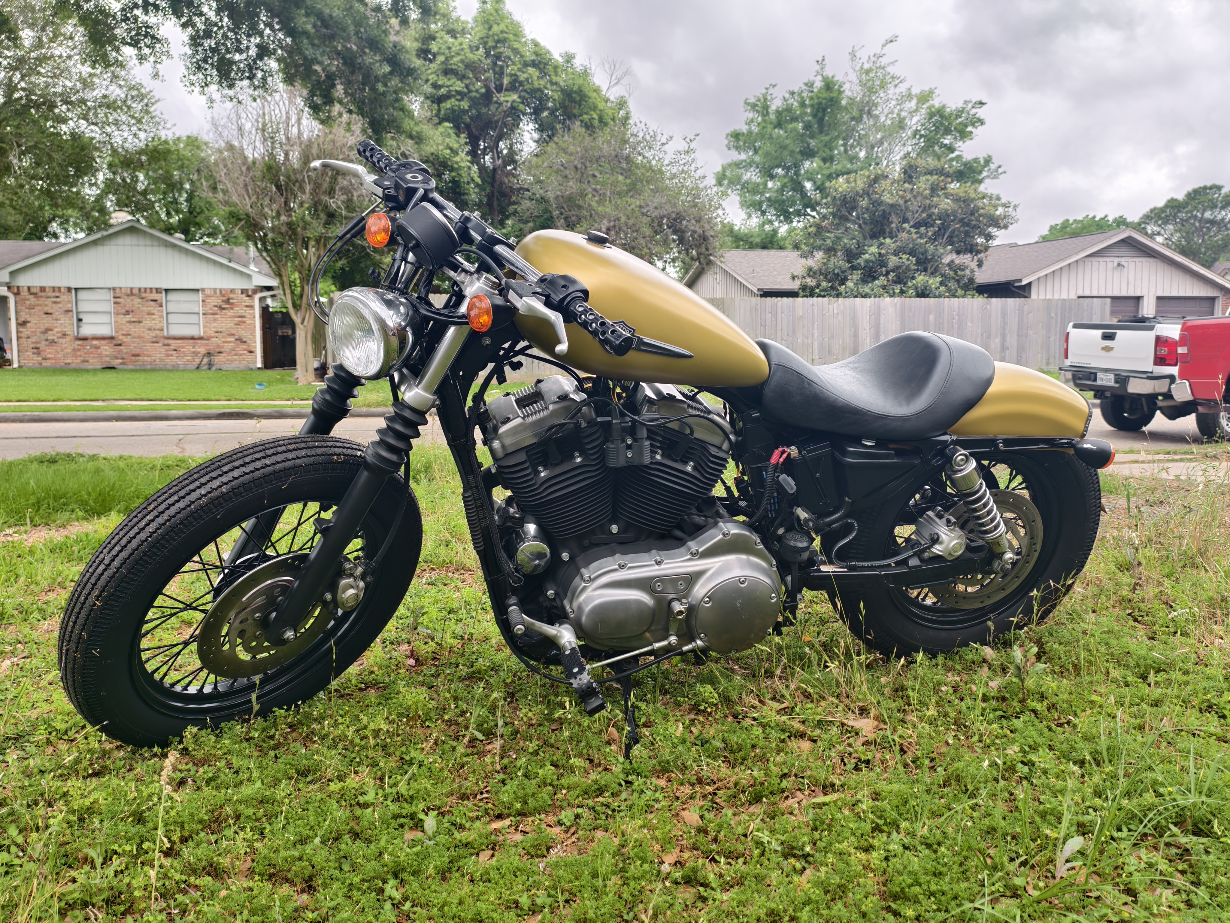 Yellow Harley-Davidson Sportster 883 Motorcycles For Sale - Cycle