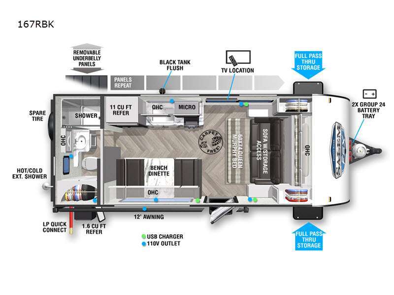 2022 Forest River Rv Salem FSX 167RBK in springdale AR