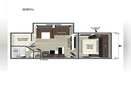 2026 Forest River Rv Wildwood X-Lite 263BHXL in glenpool OK