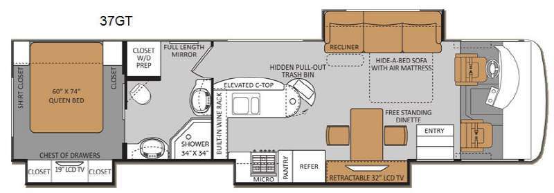 2013 Thor Motor Coach Challenger 37GT in jefferson IA