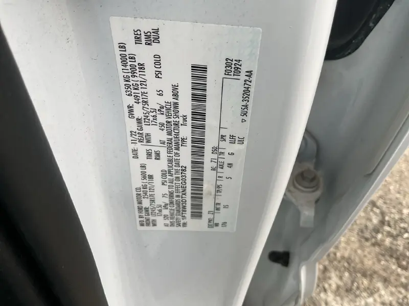 2022 FORD F350