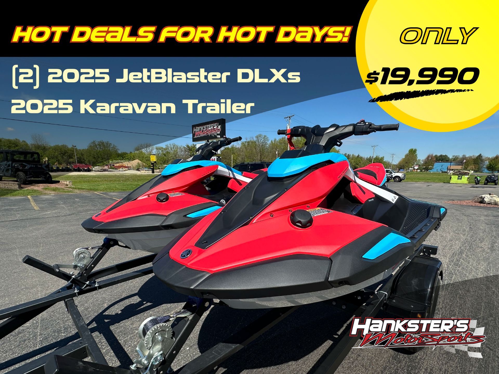 2025 Yamaha 2 PACK JETBLASTER DLX 2-UP W/ KARAVAN TRAILER DLX 2-UP in Janesville, WI