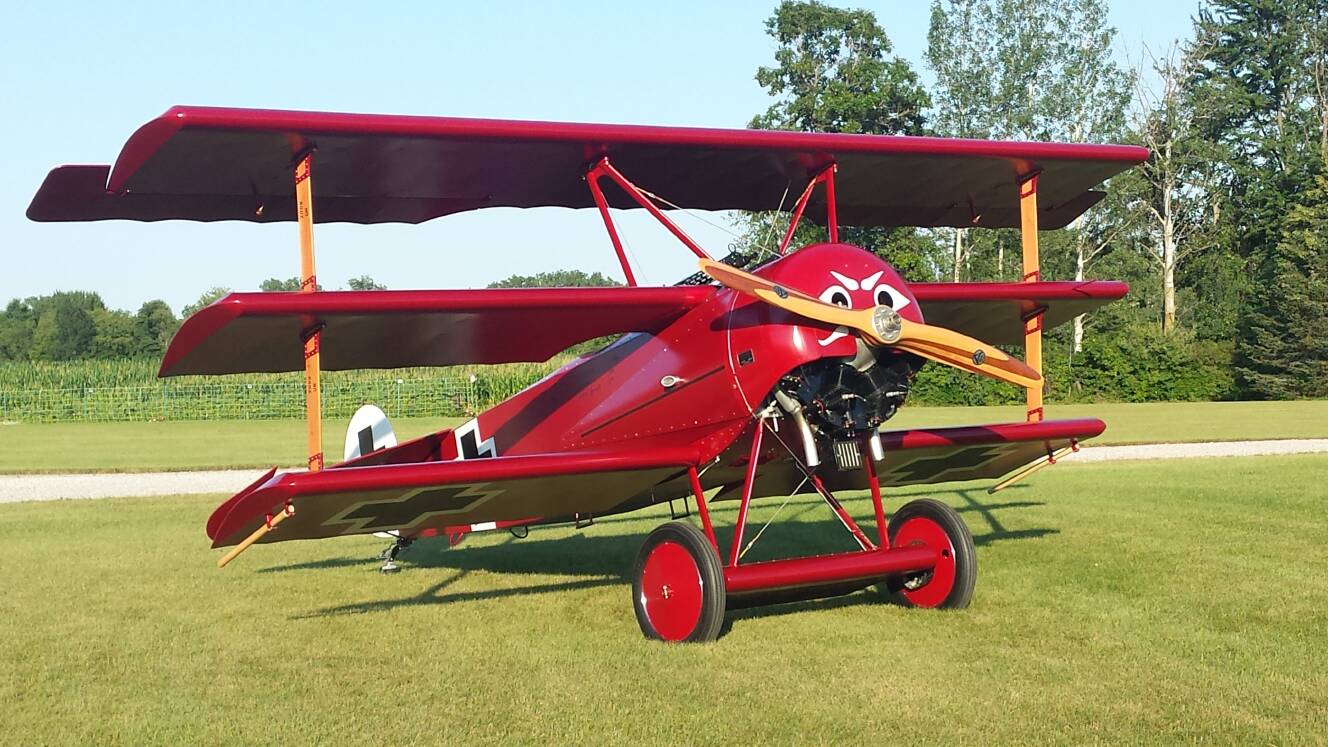 A photo of this 2017 Fokker DR1