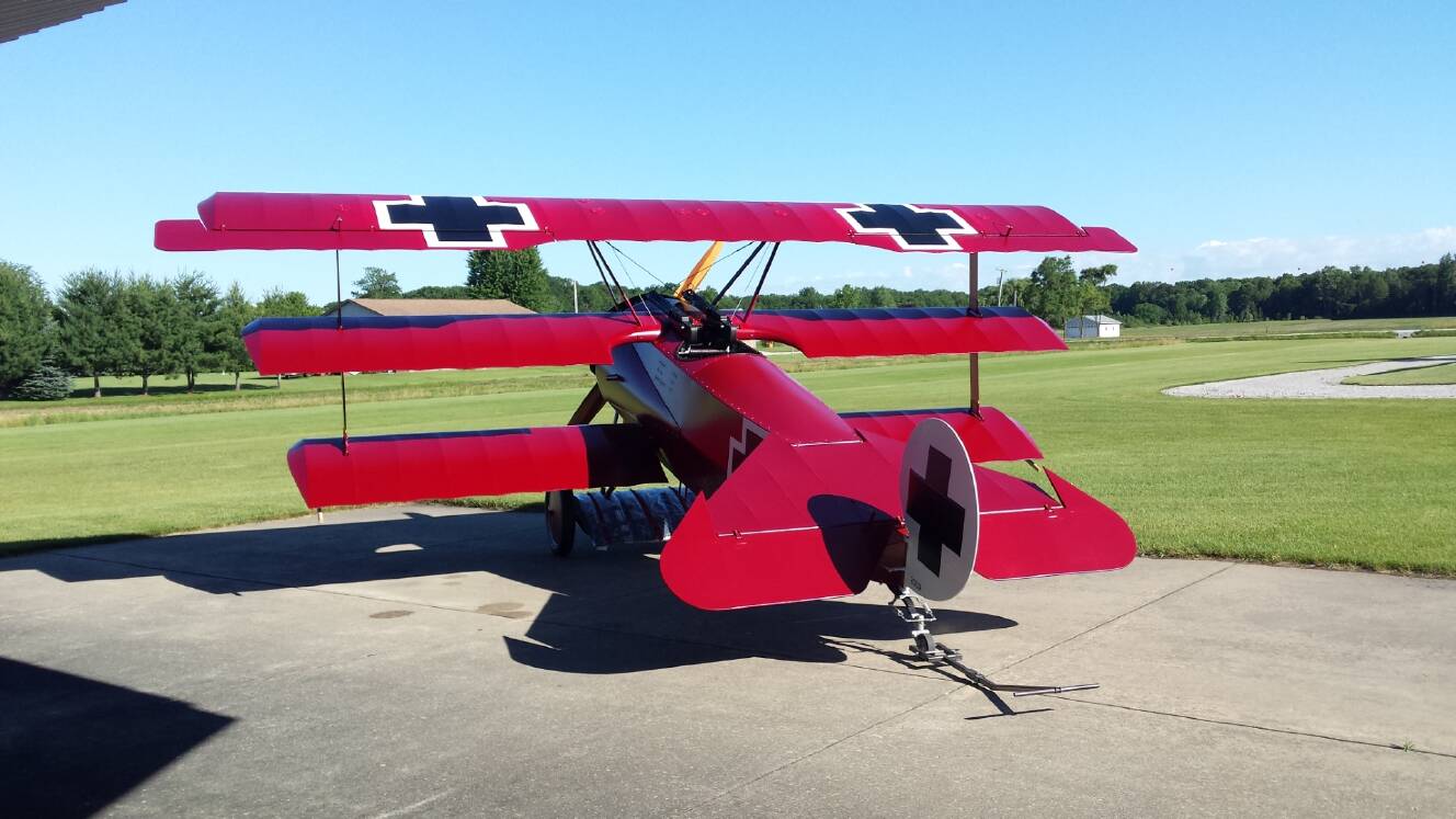 A photo of this 2017 Fokker DR1
