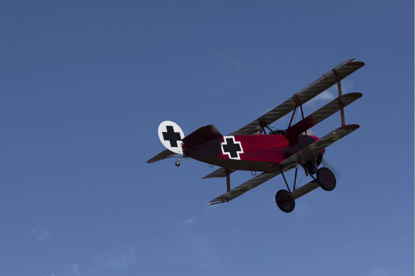 A photo of this 2017 Fokker DR1