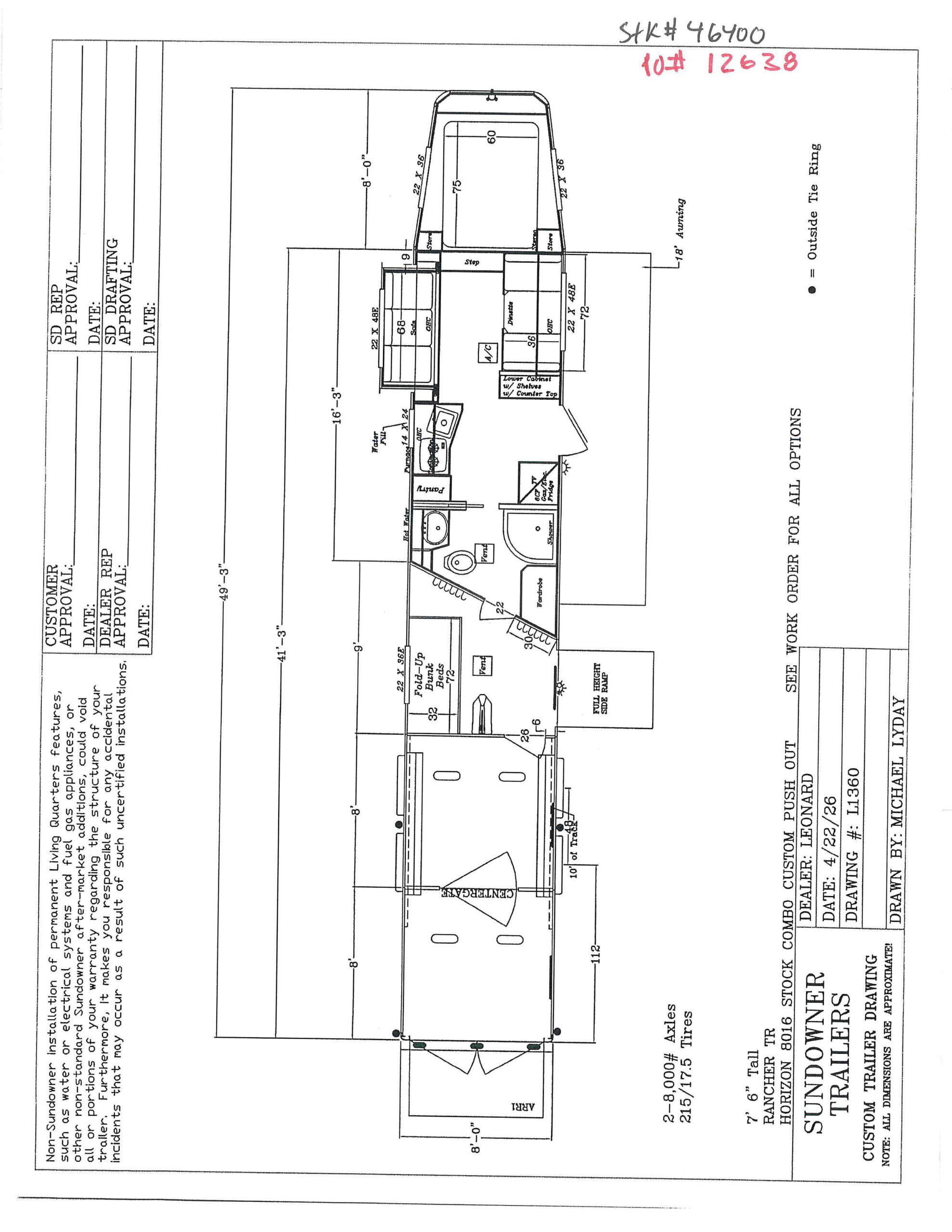 2027 SUNDOWNER RANCHER TR HORIZON 8016 STOCK COMBO in North Jackson, OH