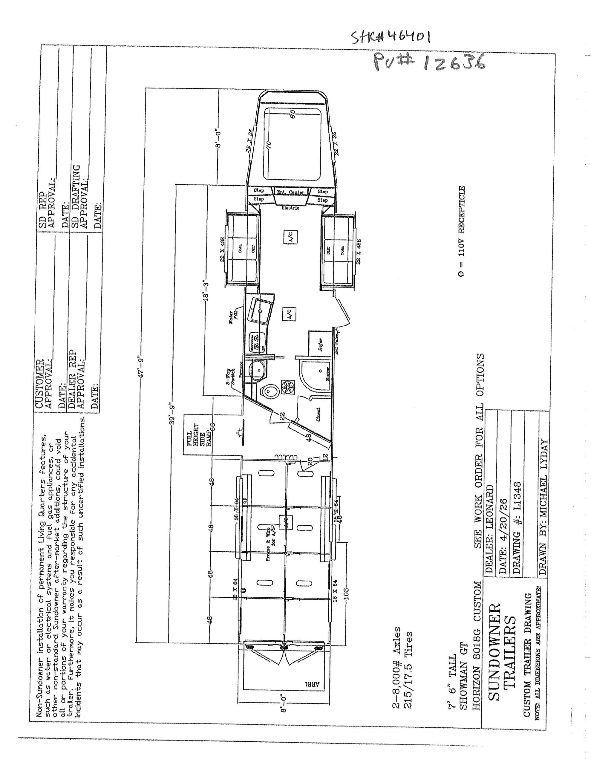2027 SUNDOWNER SHOWMAN GT 8 PEN HORIZON 8018G DOUBLE SLIDE in North Jackson, OH