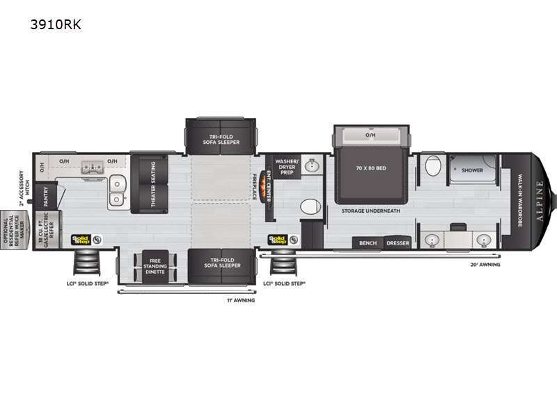 2021 Keystone Rv Alpine 3910RK in fort lupton CO