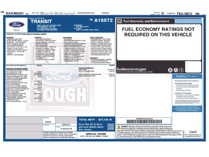 2026 FORD TRANSIT