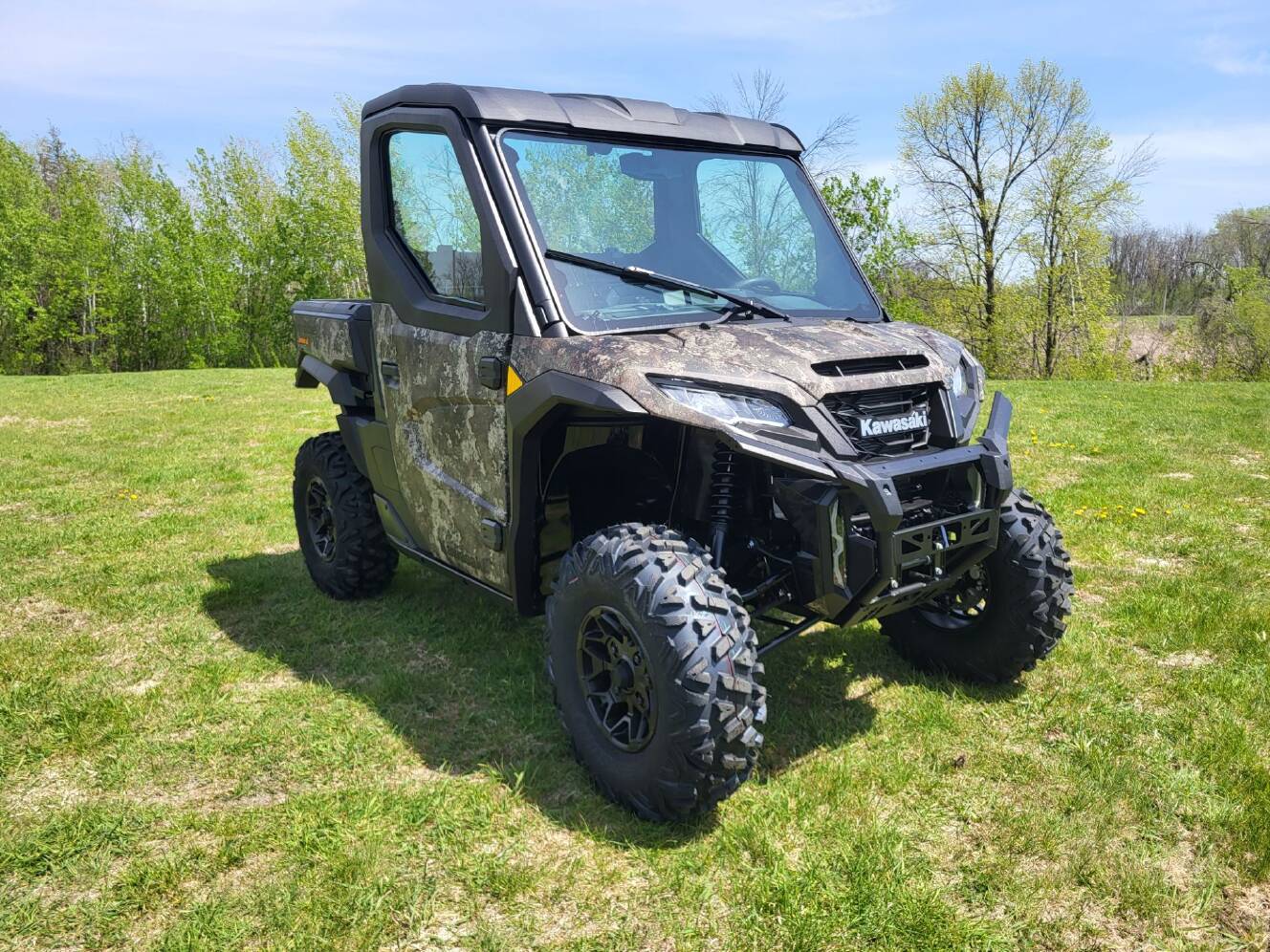 A photo of this 2026 Kawasaki RIDGE® HVAC Camo
