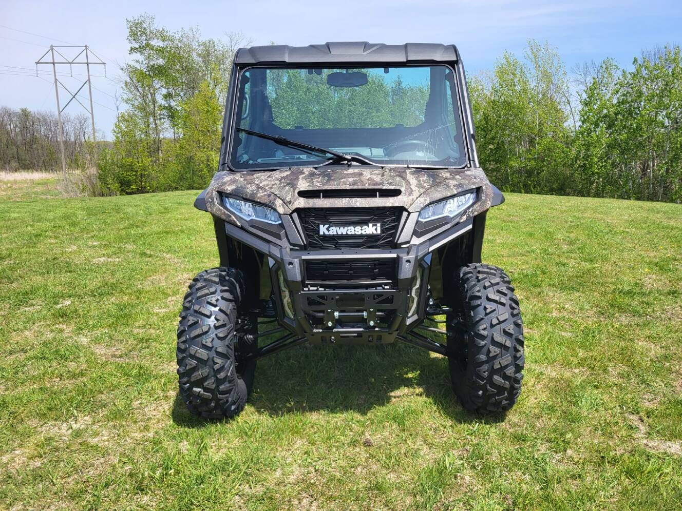 A photo of this 2026 Kawasaki RIDGE® HVAC Camo