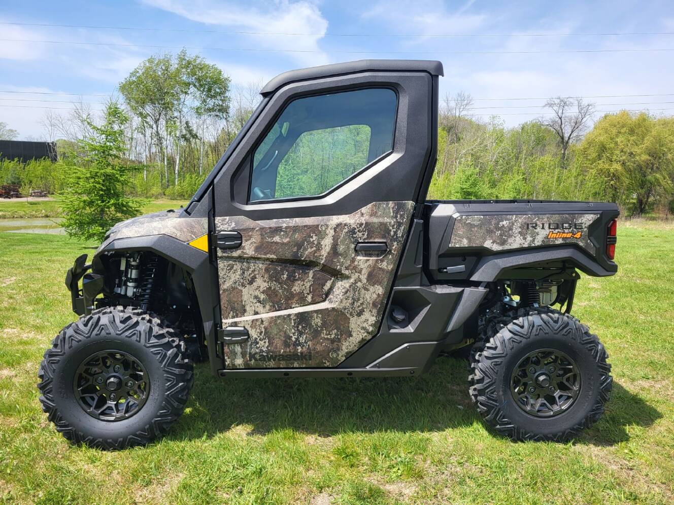 A photo of this 2026 Kawasaki RIDGE® HVAC Camo