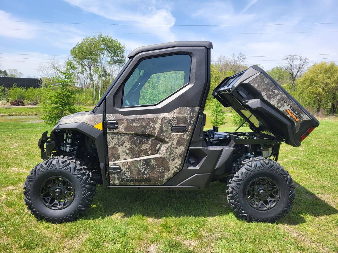 A photo of this 2026 Kawasaki RIDGE® HVAC Camo