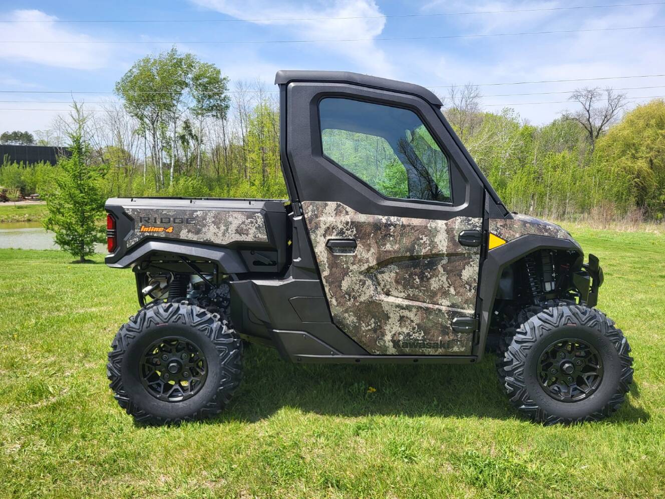 A photo of this 2026 Kawasaki RIDGE® HVAC Camo