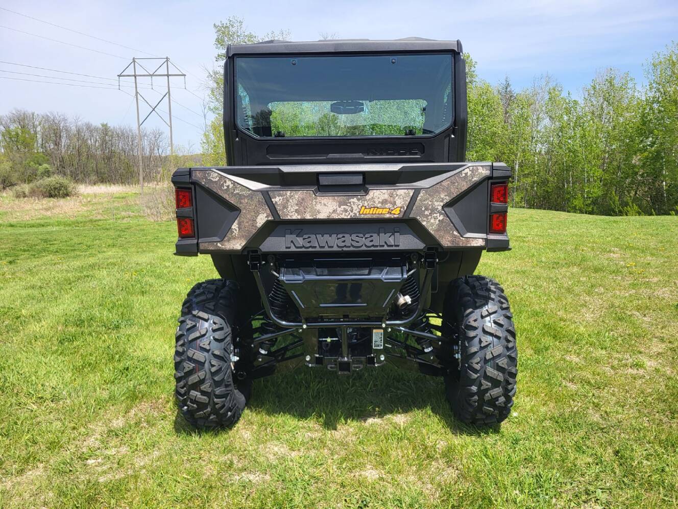 A photo of this 2026 Kawasaki RIDGE® HVAC Camo