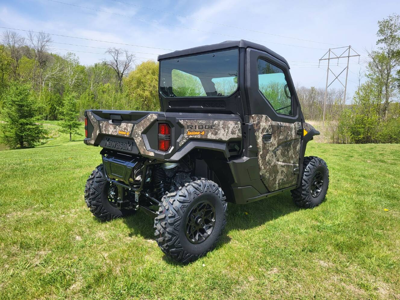 A photo of this 2026 Kawasaki RIDGE® HVAC Camo