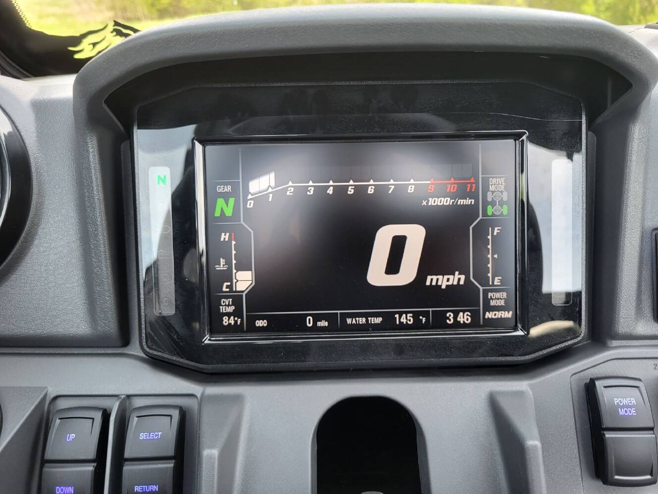 A photo of this 2026 Kawasaki RIDGE® HVAC Camo