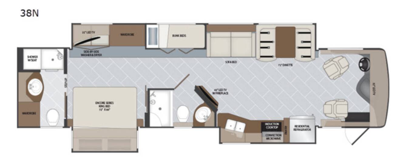 A photo of this 2019 Holiday Rambler Navigator 38N