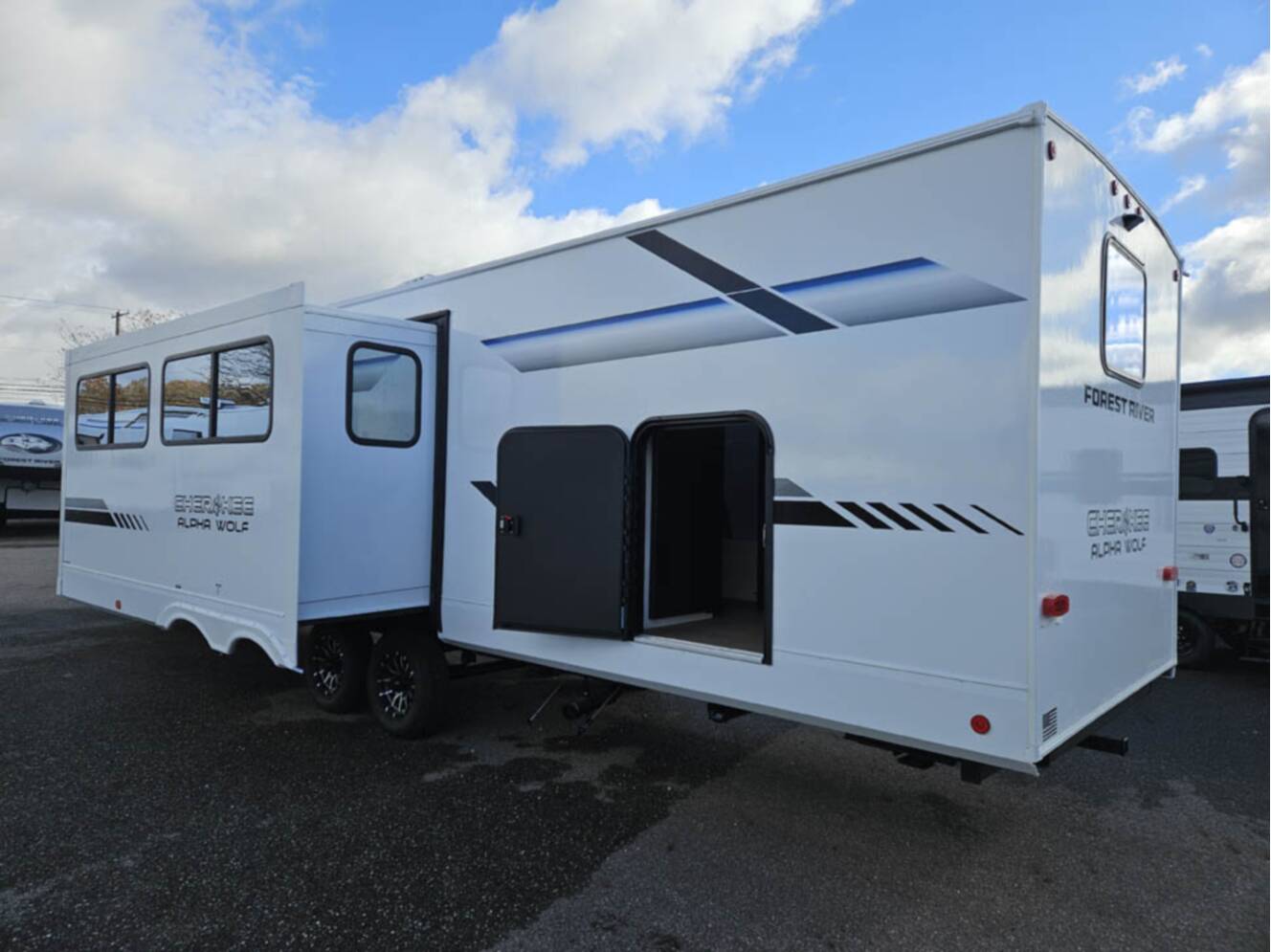 A photo of this 2026 Forest River Cherokee Alpha Wolf 29TB
