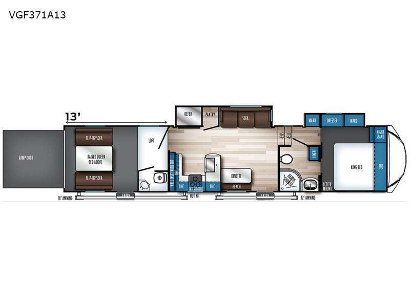 2023 Forest River Rv Vengeance Rogue Armored VGF371A13 in pasco WA