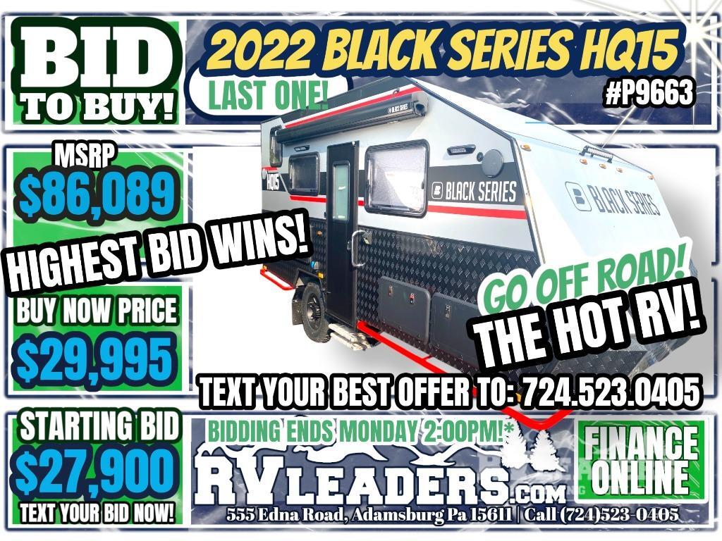 2022 Black Series Camper Black Series Camper HQ15 in adamsburg PA