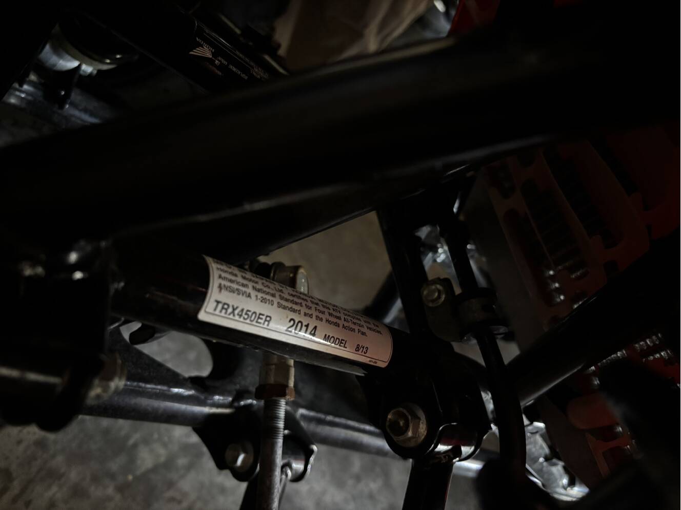 A photo of this 2014 Honda TRX 450R (ELECTRIC START)